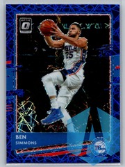 2020-21 Panini Donruss Optic Ben Simmons #111 Blue Velocity Philadelphia 76ers